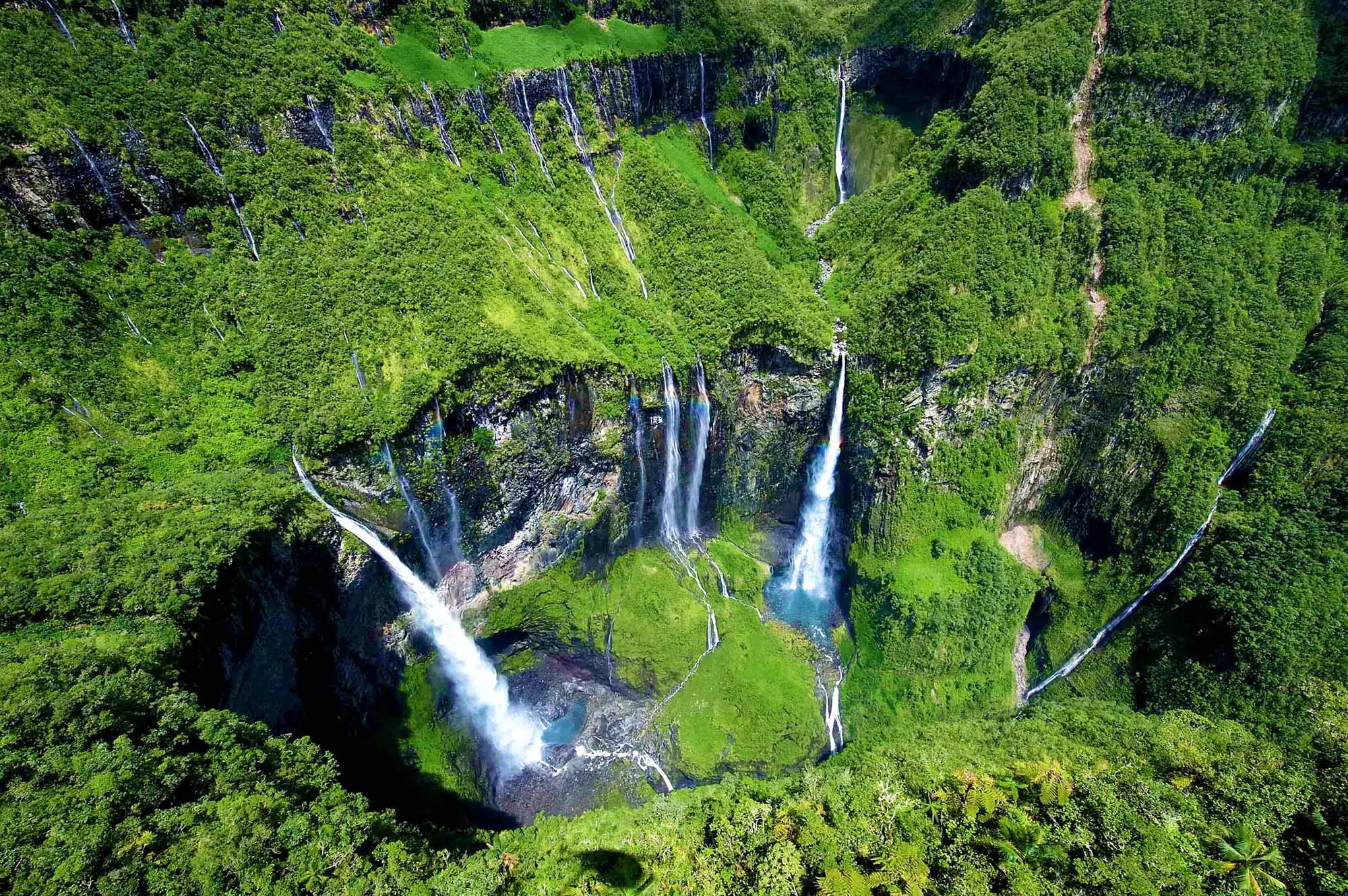 circuit survol du volcan réunion