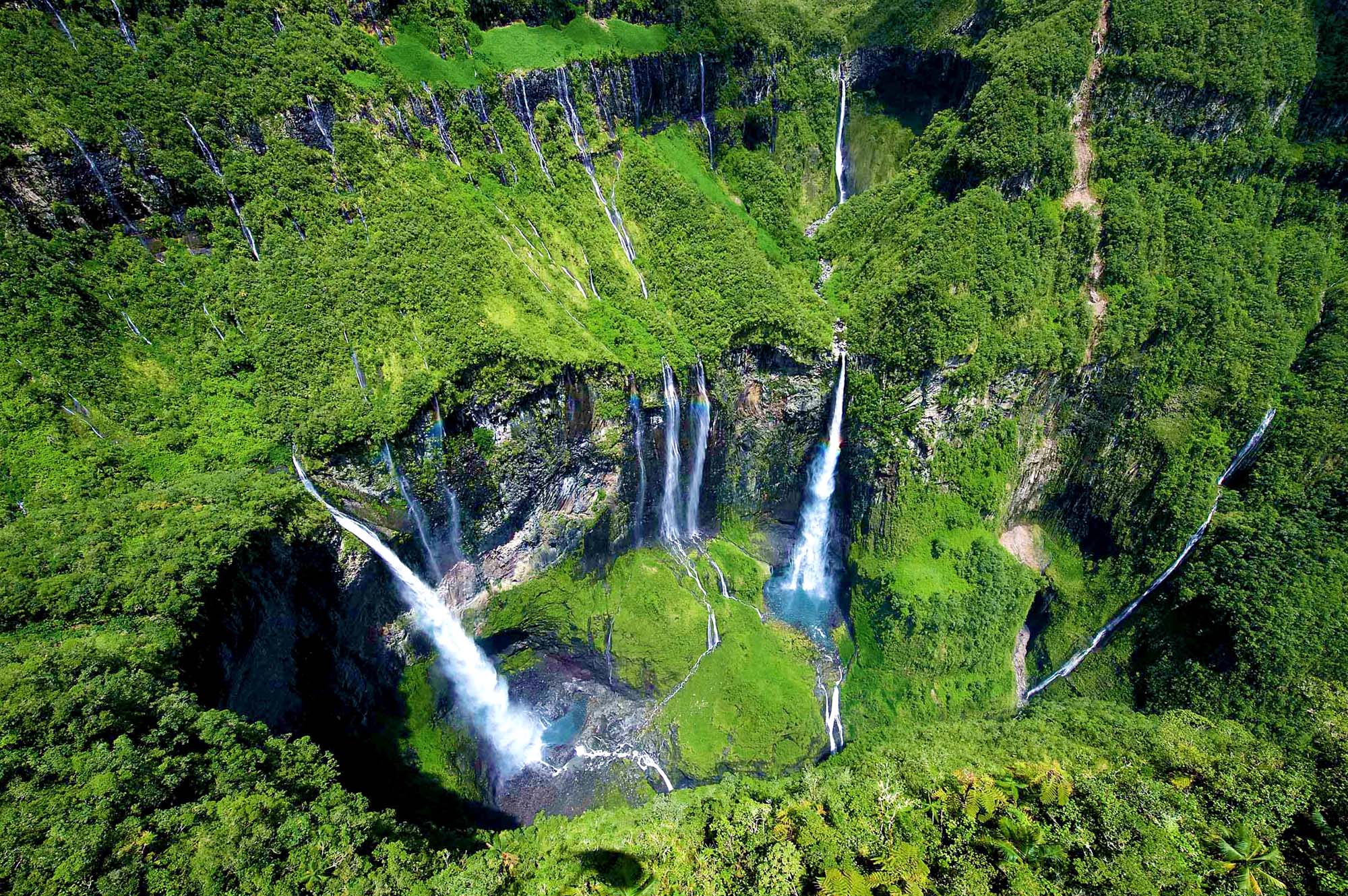 circuit survol du volcan réunion
