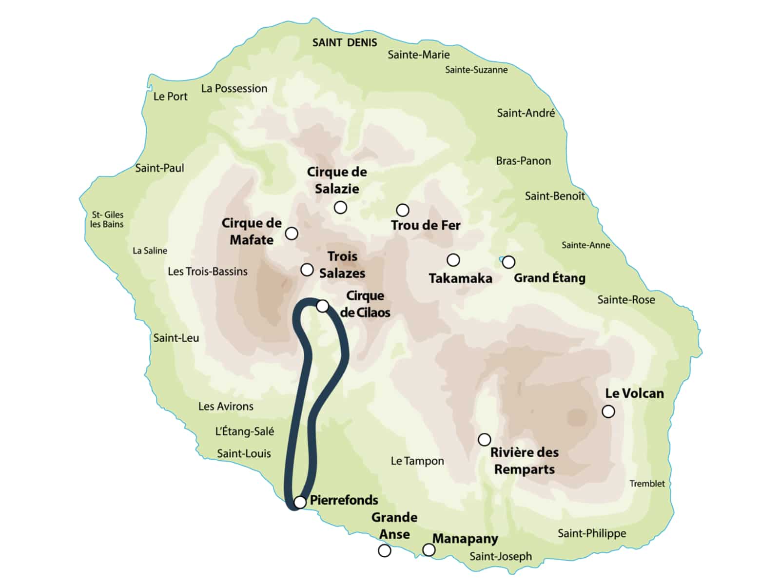 circuit le grandiose en hélicoptère réunion